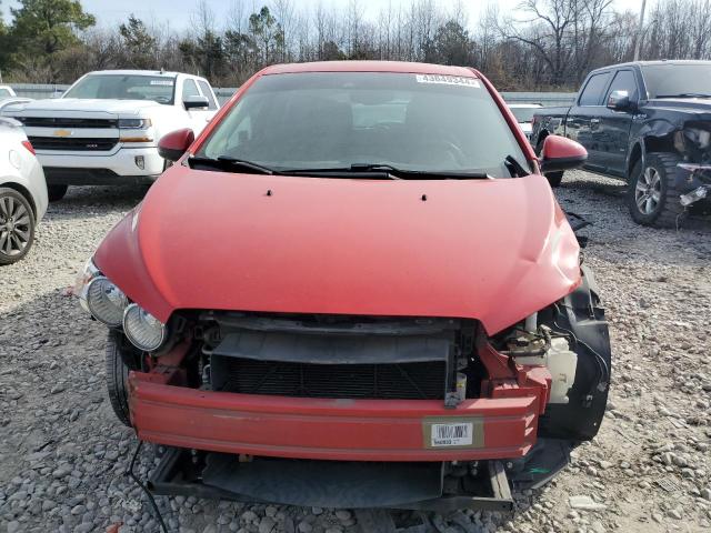 1G1JC6SG1G4101293 - 2016 CHEVROLET SONIC LT RED photo 5