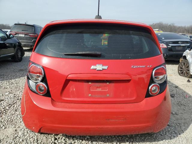 1G1JC6SG1G4101293 - 2016 CHEVROLET SONIC LT RED photo 6