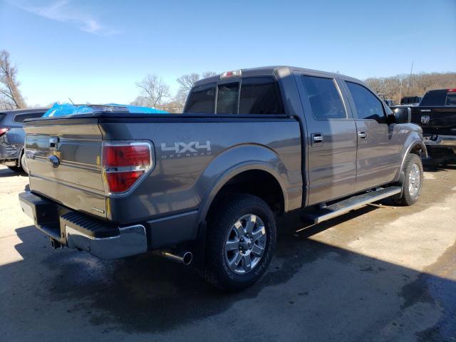 1FTFW1EF7DKG28028 - 2013 FORD F150 SUPERCREW GRAY photo 3