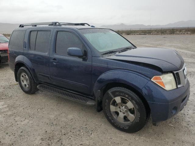 5N1AR18U86C621688 - 2006 NISSAN PATHFINDER LE BLUE photo 4