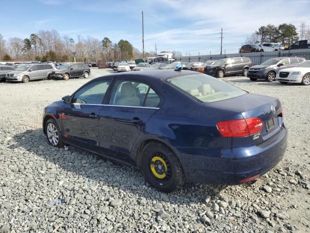 3VWD17AJ8EM368331 - 2014 VOLKSWAGEN JETTA SE BLUE photo 2