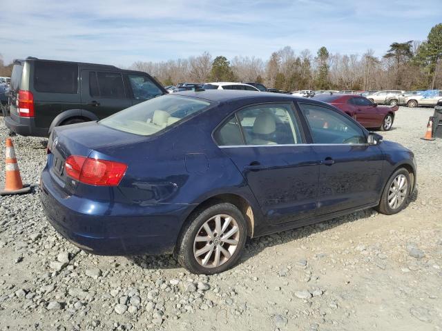 3VWD17AJ8EM368331 - 2014 VOLKSWAGEN JETTA SE BLUE photo 3