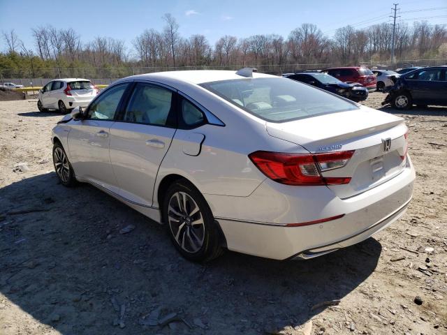 1HGCV3F59NA030622 - 2022 HONDA ACCORD HYBRID EXL WHITE photo 2