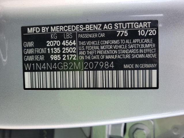 W1N4N4GB2MJ207984 - 2021 MERCEDES-BENZ GLA 250 SILVER photo 13