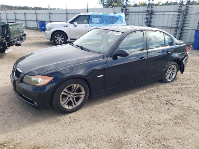 WBAVC53548FZ88956 - 2008 BMW 328 I SULEV BLACK photo 1