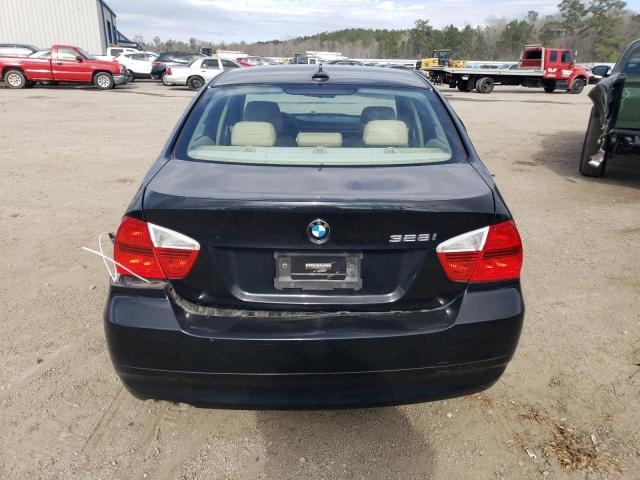 WBAVC53548FZ88956 - 2008 BMW 328 I SULEV BLACK photo 6