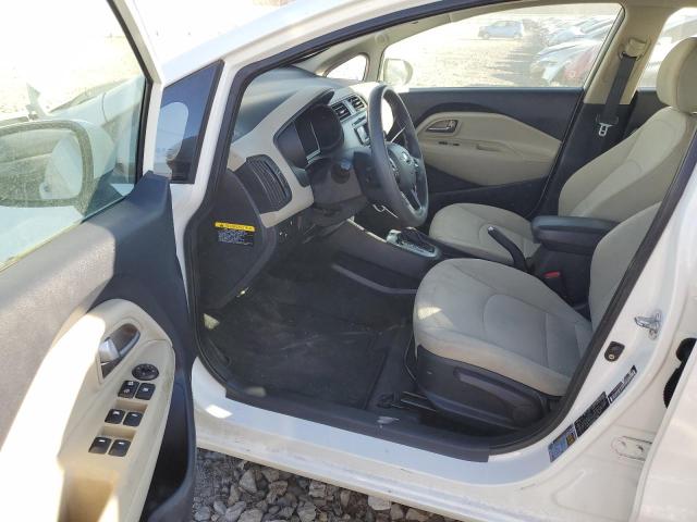 KNADN4A31D6169821 - 2013 KIA RIO EX WHITE photo 7