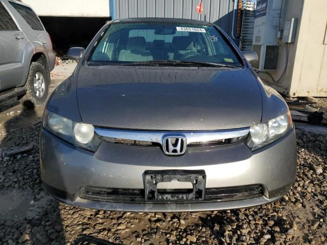 2HGFA16878H354701 - 2008 HONDA CIVIC EX GRAY photo 5