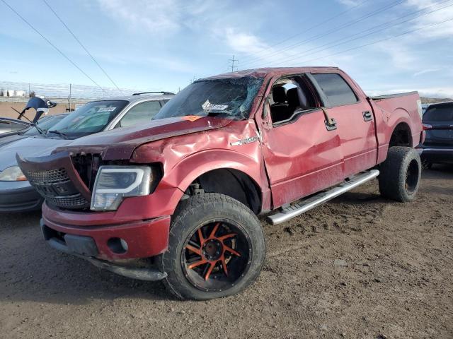 1FTFW1CF8DKF09648 - 2013 FORD F150 SUPERCREW MAROON photo 1