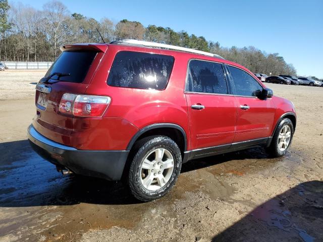 1GKLRLED3AJ170224 - 2010 GMC ACADIA SLE RED photo 3