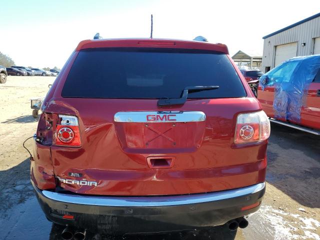 1GKLRLED3AJ170224 - 2010 GMC ACADIA SLE RED photo 6