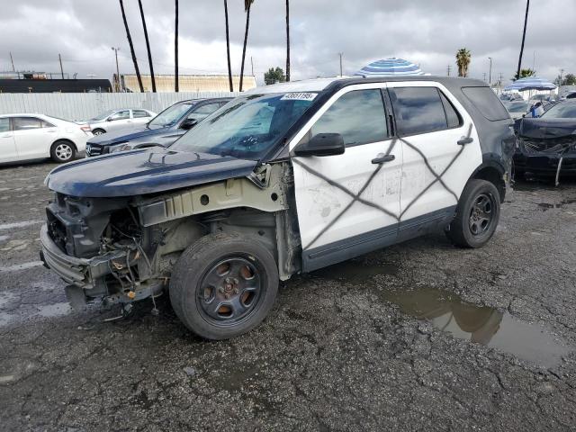 1FM5K8AR6HGB33761 - 2017 FORD EXPLORER POLICE INTERCEPTOR 双色 照片 1