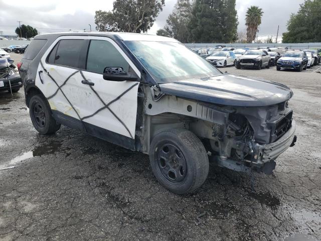 1FM5K8AR6HGB33761 - 2017 FORD EXPLORER POLICE INTERCEPTOR 双色 照片 4