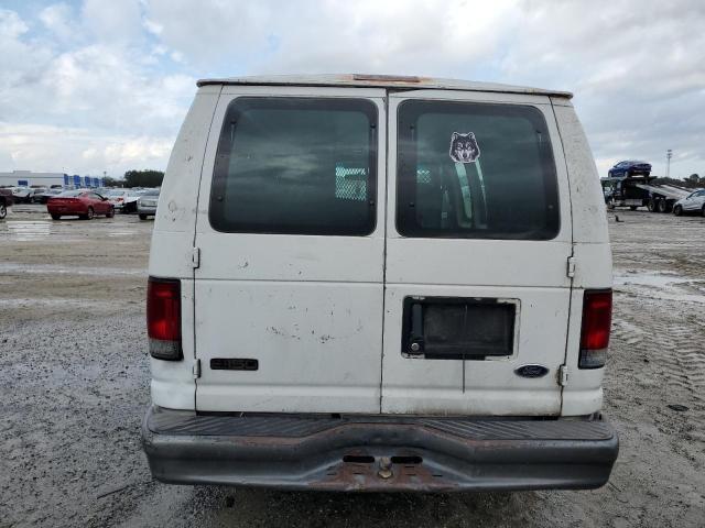 1FTRE14232HA63155 - 2002 FORD ECONOLINE E150 VAN WHITE photo 6