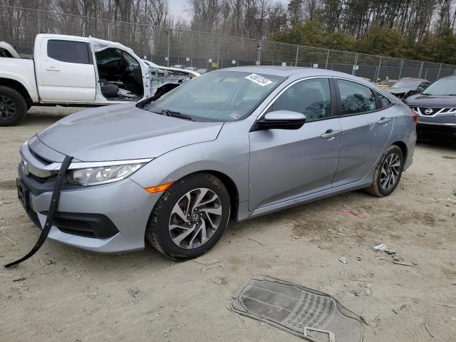 19XFC2F76HE046209 - 2017 HONDA CIVIC EX SILVER photo 1