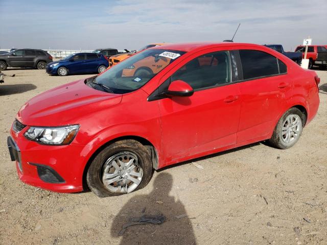 1G1JB5SH7H4145080 - 2017 CHEVROLET SONIC LS 红色 照片 1