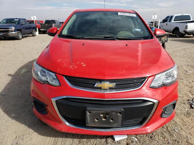 1G1JB5SH7H4145080 - 2017 CHEVROLET SONIC LS 红色 照片 5