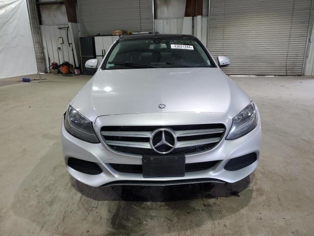 55SWF4KB6GU104310 - 2016 MERCEDES-BENZ C 300 4MATIC SILVER photo 5