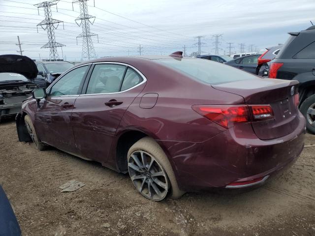 19UUB2F70FA019891 - 2015 ACURA TLX ADVANCE MAROON photo 2