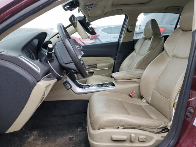 19UUB2F70FA019891 - 2015 ACURA TLX ADVANCE 栗色 照片 7