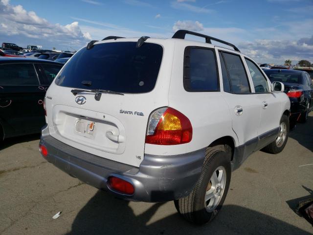 KM8SC83DX1U023059 - 2001 HYUNDAI SANTA FE GLS WHITE photo 3