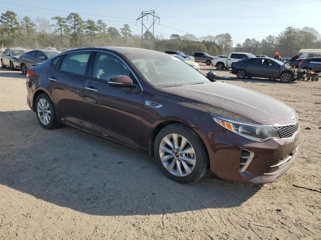 5XXGU4L31HG157997 - 2017 KIA OPTIMA EX BURGUNDY photo 4