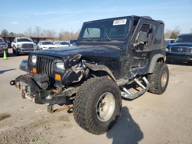 1J4FY19P5SP302042 - 1995 JEEP WRANGLER / S BLACK photo 1