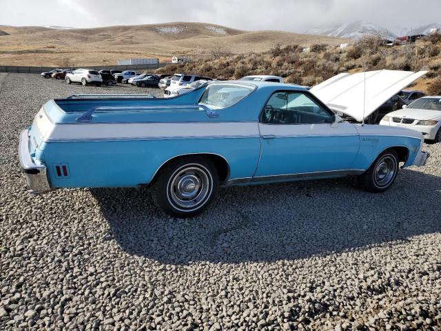 1D80L7Z472237 - 1977 CHEVROLET EL CAMINO BLUE photo 3