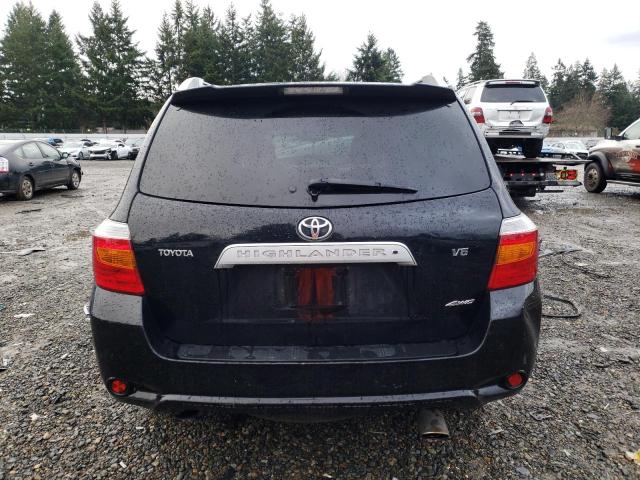 JTEES42A482051543 - 2008 TOYOTA HIGHLANDER LIMITED BLACK photo 6