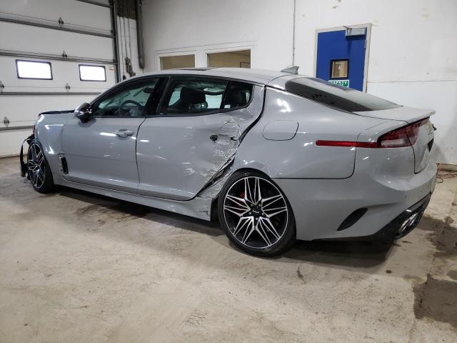 KNAE55LC1N6110101 - 2022 KIA STINGER GT2 SILVER photo 2