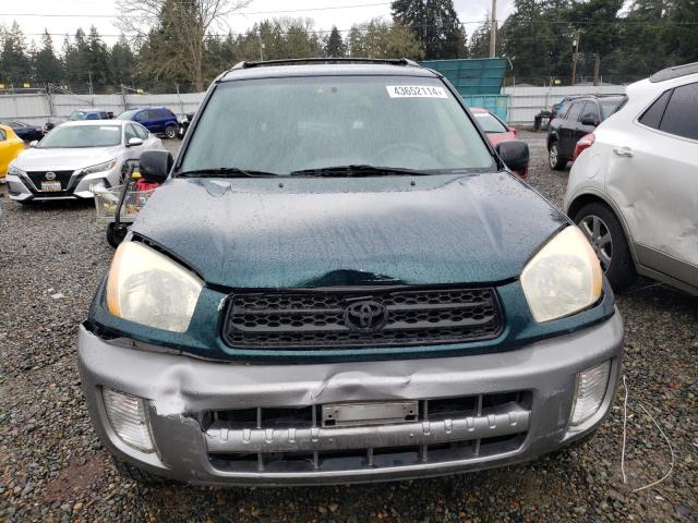 JTEGH20V220058785 - 2002 TOYOTA RAV4 GREEN photo 5