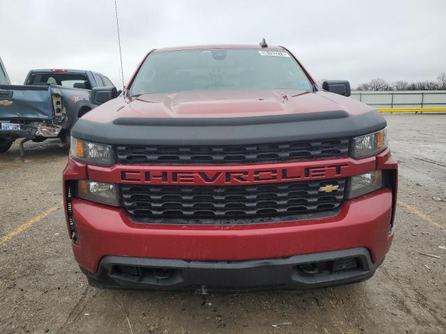 1GCPYBEK7MZ350031 - 2021 CHEVROLET SILVERADO K1500 CUSTOM RED photo 5