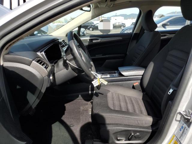 3FA6P0LU7KR121816 - 2019 FORD FUSION SE SILVER photo 7