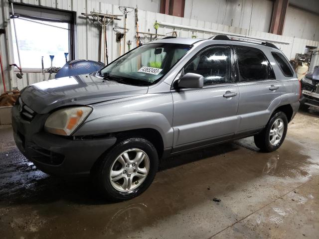 KNDJF723767271589 - 2006 KIA SPORTAGE GRAY photo 1