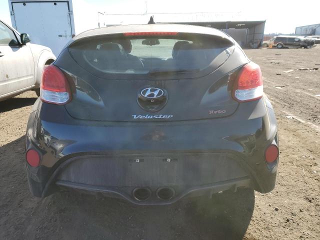 KMHTC6AE3EU199090 - 2014 HYUNDAI VELOSTER TURBO BLACK photo 6