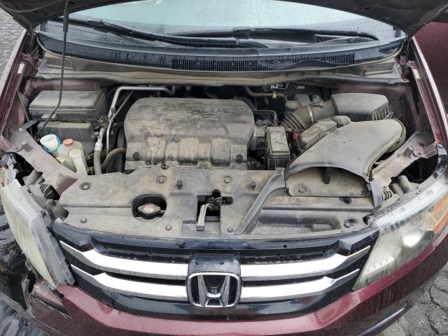 5FNRL5H46HB017823 - 2017 HONDA ODYSSEY EX BURGUNDY photo 11