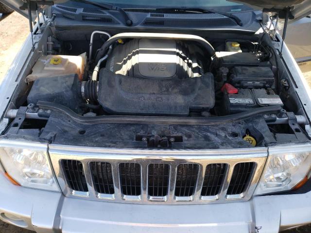 1J4RG5GT7AC129668 - 2010 JEEP COMMANDER LIMITED SILVER photo 12