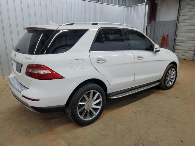 4JGDA5HB6FA562372 - 2015 MERCEDES-BENZ ML 350 4MATIC WHITE photo 3