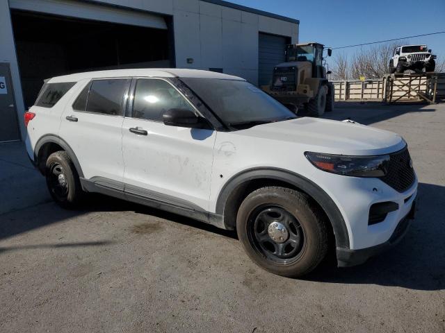 1FM5K8AB7NGA41282 - 2022 FORD EXPLORER POLICE INTERCEPTOR 白色 照片 4