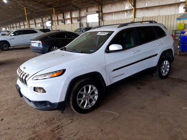 1C4PJLCB7EW131599 - 2014 JEEP CHEROKEE LATITUDE WHITE photo 1