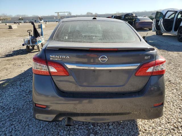 3N1AB7AP7FY363920 - 2015 NISSAN SENTRA S GRAY photo 6