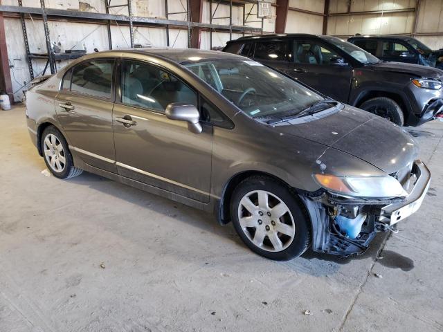 2HGFA16517H312335 - 2007 HONDA CIVIC LX GRAY photo 4