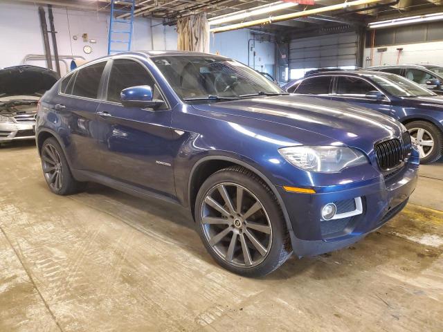 5UXFG2C56DL783532 - 2013 BMW X6 XDRIVE35I BLUE photo 4