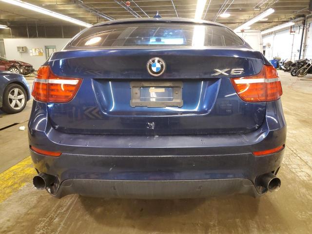 5UXFG2C56DL783532 - 2013 BMW X6 XDRIVE35I BLUE photo 6