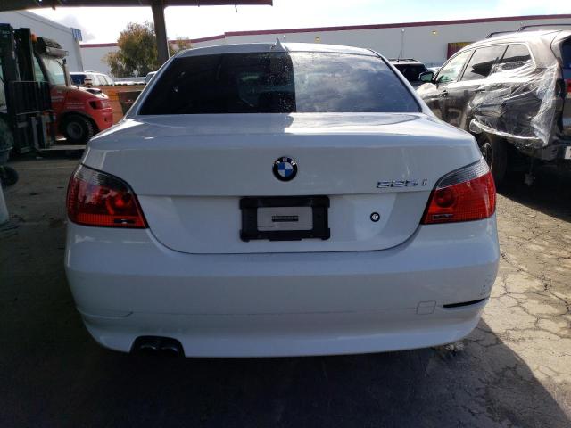 WBANE53517CY05135 - 2007 BMW 525 I WHITE photo 6