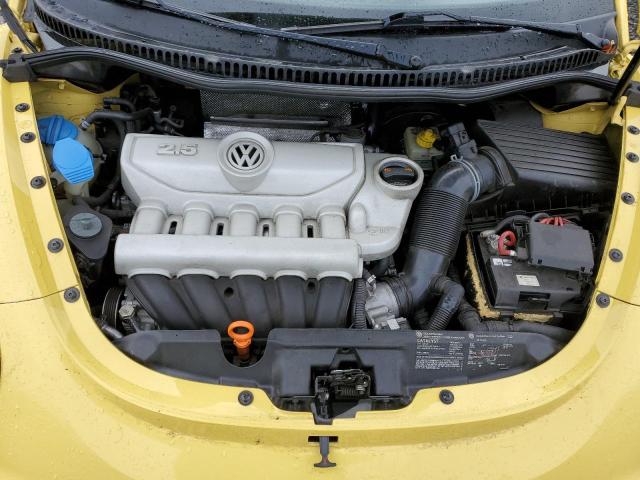 3VWRF31Y37M403941 - 2007 VOLKSWAGEN NEW BEETLE CONVERTIBLE OPTION PACKAGE 1 YELLOW photo 11