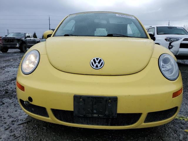 3VWRF31Y37M403941 - 2007 VOLKSWAGEN NEW BEETLE CONVERTIBLE OPTION PACKAGE 1 YELLOW photo 5