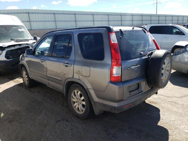 JHLRD78906C033162 - 2006 HONDA CR-V SE GRAY photo 2