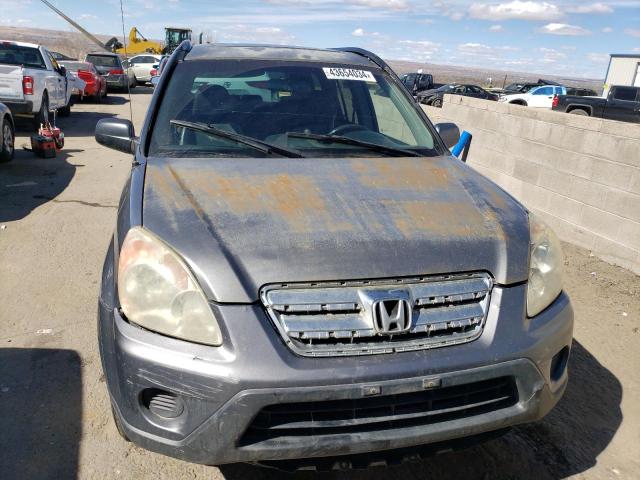 JHLRD78906C033162 - 2006 HONDA CR-V SE GRAY photo 5