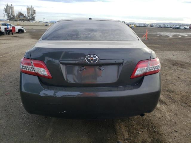 4T4BF3EKXAR077926 - 2010 TOYOTA CAMRY BASE GRAY photo 6